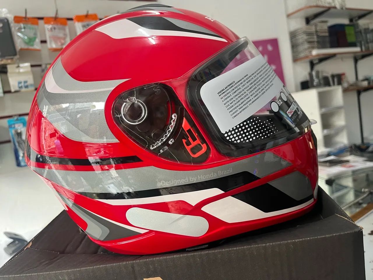VENDO CAPACETE ORIGINAL HONDA - Foto 4