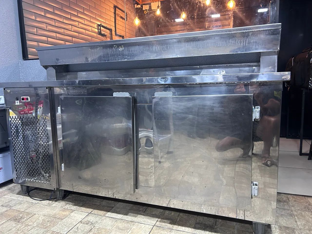  BALCAO FRILUX DE SERVICO CONDIMENTADOR 1.90 220V  - Foto 3