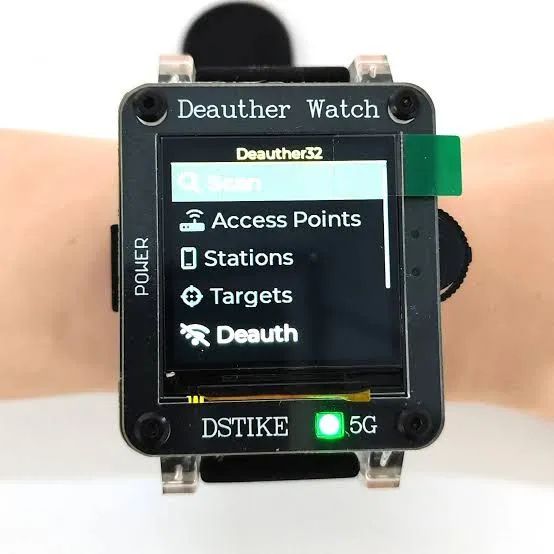 Relógio haker Deauther32 Watch MINI  2.4g é 5g