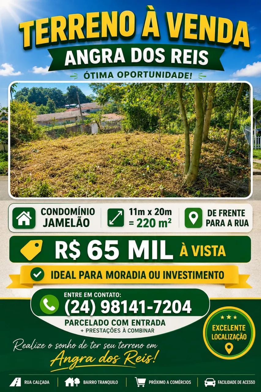 TERRENO EM ANGRA DOS REIS