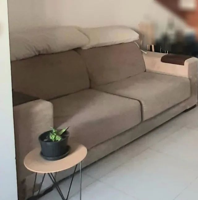 Sofá 3 lugares com chaise