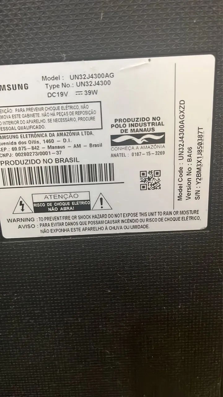 TV Samsung 32 polegadas (para conserto ou retirada de peças) - Foto 4
