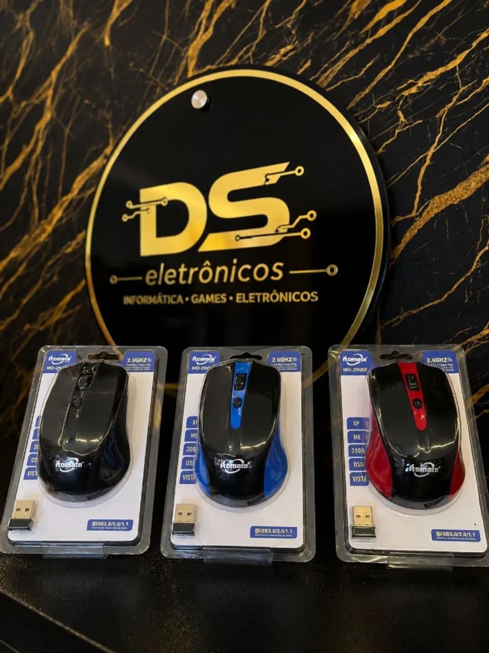 Mouse bluetooth com vários cores 