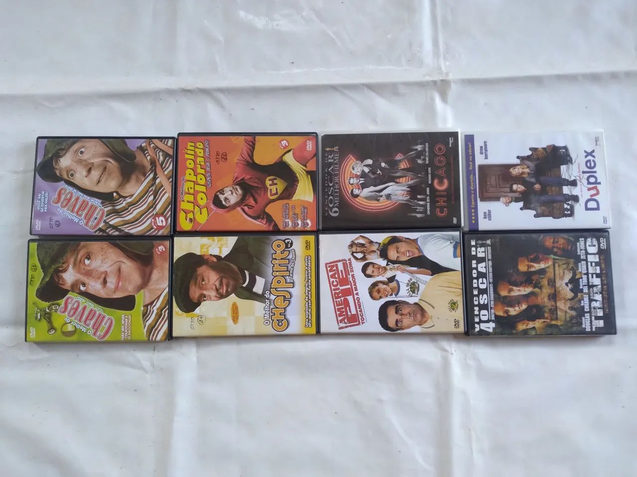 8 dvds chaves, chespirito, Chapolin colorado mais 