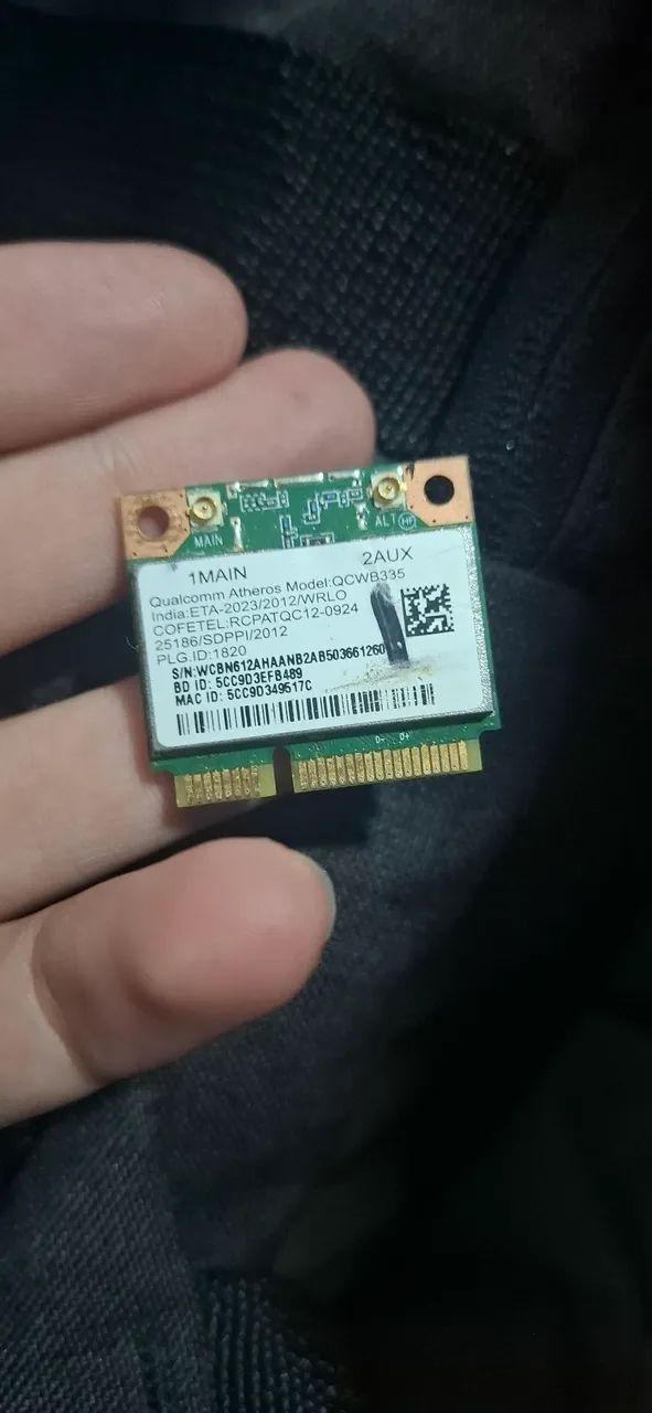 Placa Wifi Notebook