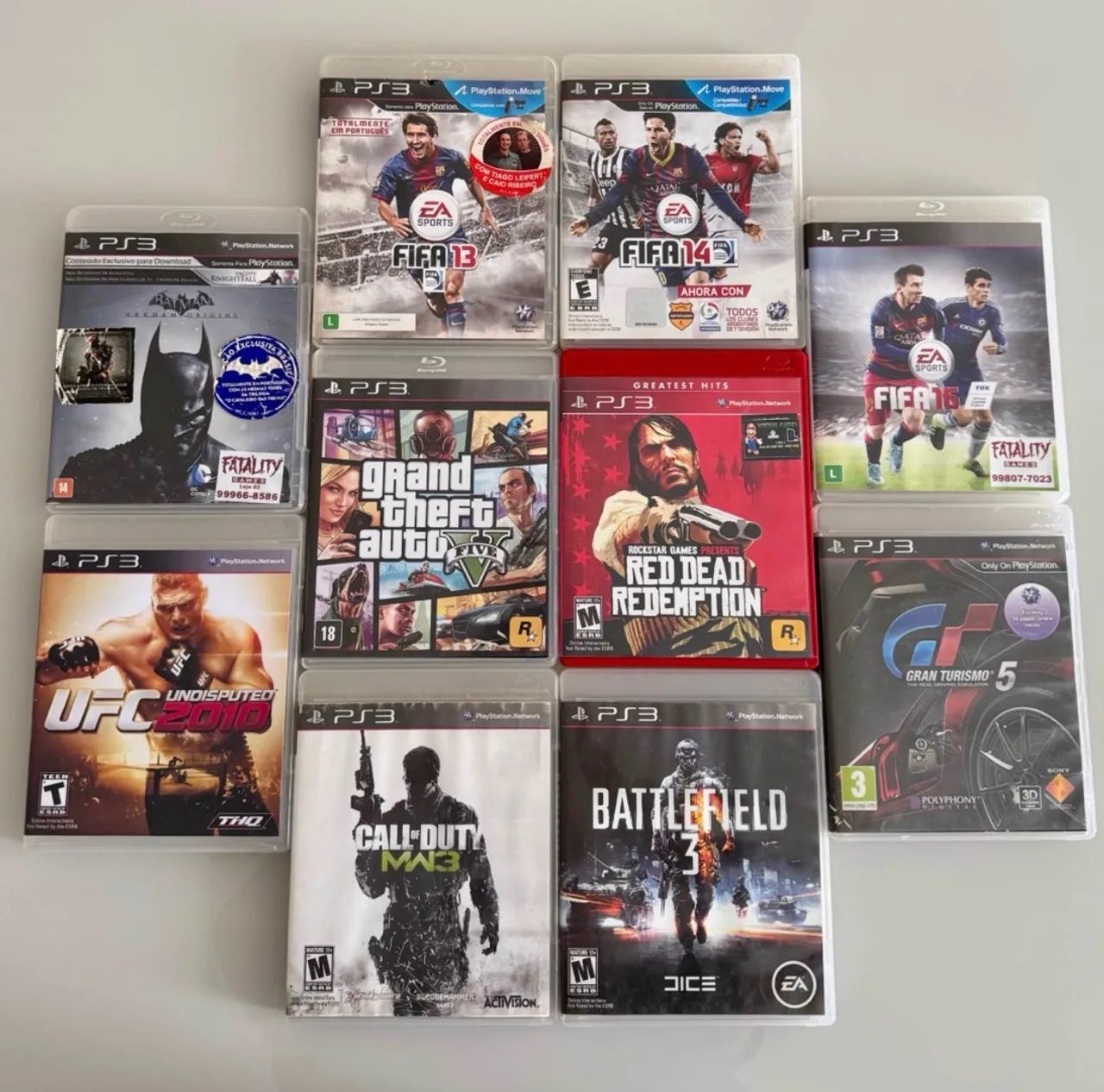 Lote com 10 jogos de ps3  - Foto 2