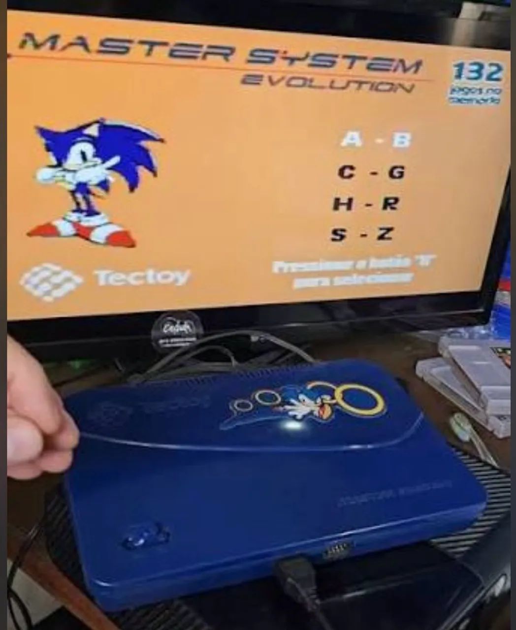 Master System Tec Toy  132 Jogos