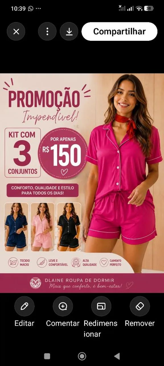 Roupa de dormir 