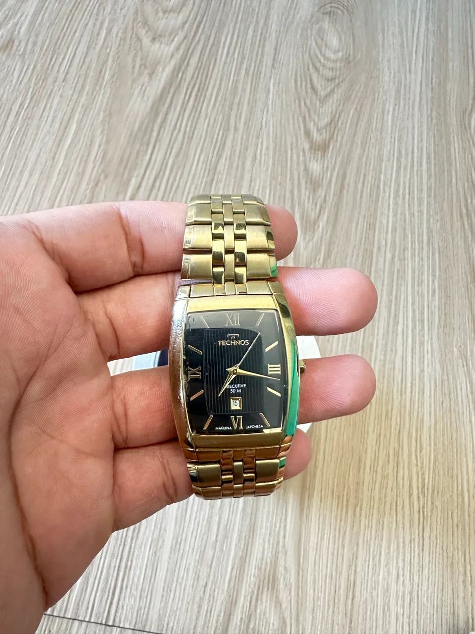 Relógio Technos Executive Dourado - 50M | Máquina Japonesa - Com Caixa - Foto 3