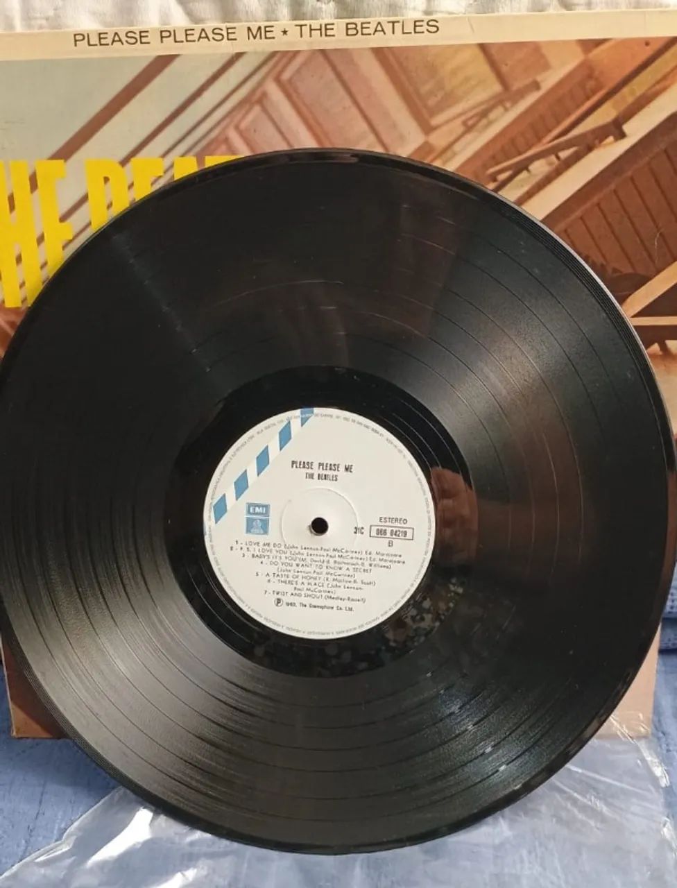 Disco Vinil The Beatles Please Please me 1963 em ótimo estado - Foto 5