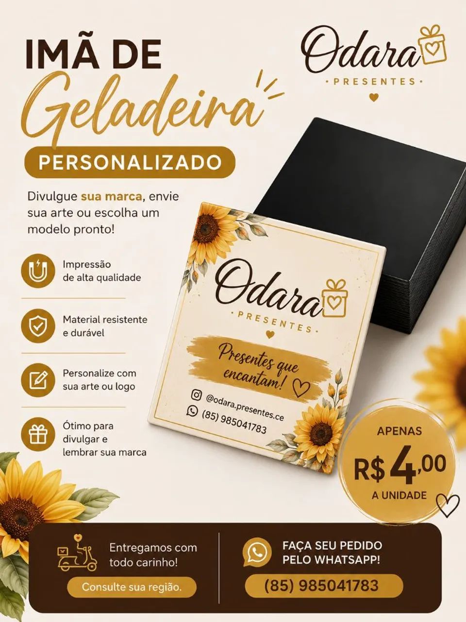 Imã personalizado 