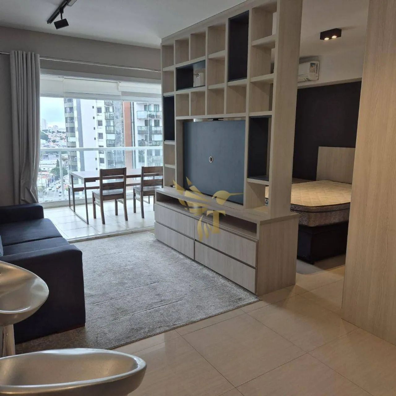 Apartamento com 1 dormitório para alugar, 53 m² por R$ 5.034/mês - Jardim Anália Franco - 