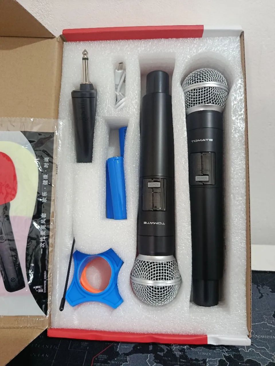 Microfone profissional duplo sem fio recarregável USB-C / SUPER PROMOÇÃO  - Foto 2