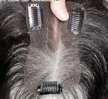 Aplique topo tic tac  cabelo humano  - Foto 3