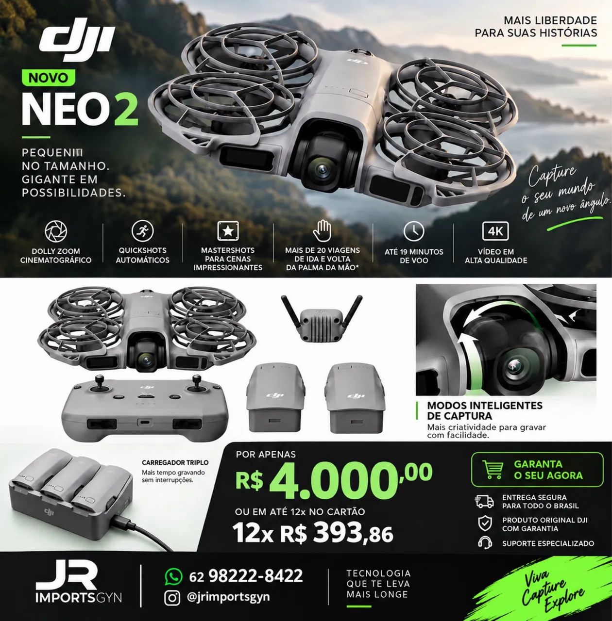 DJI neo 2 combo 