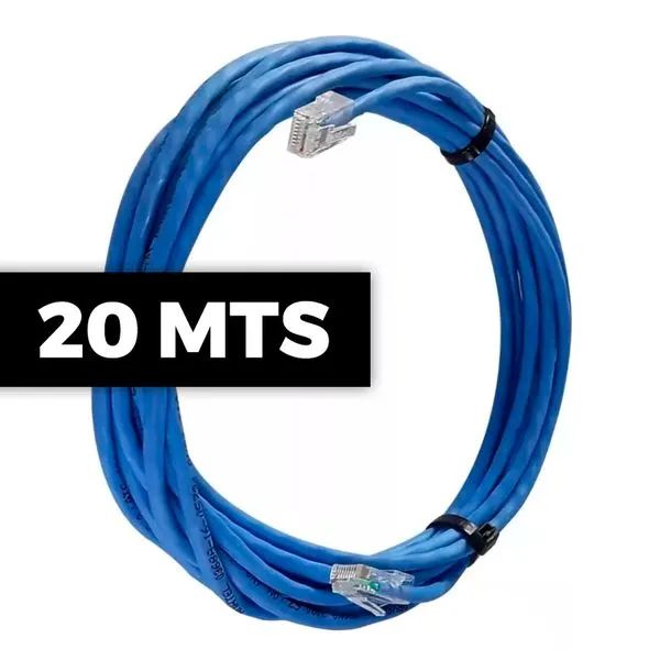 Cabo de rede de internet RJ45e de 20 metros - Foto 4