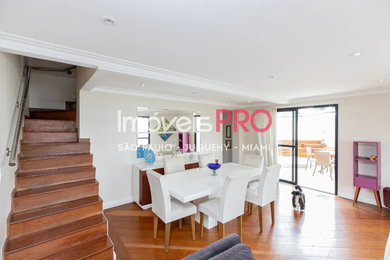 Cobertura triplex no Brooklin com 202m², 5 quartos e 3 vagas - Foto 3