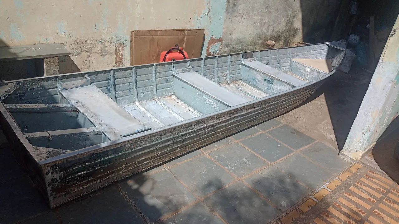 Barco 5,50 m com motor 15HP - Foto 5