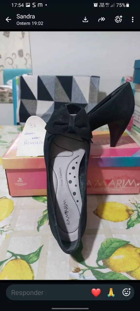 Sapato novo.