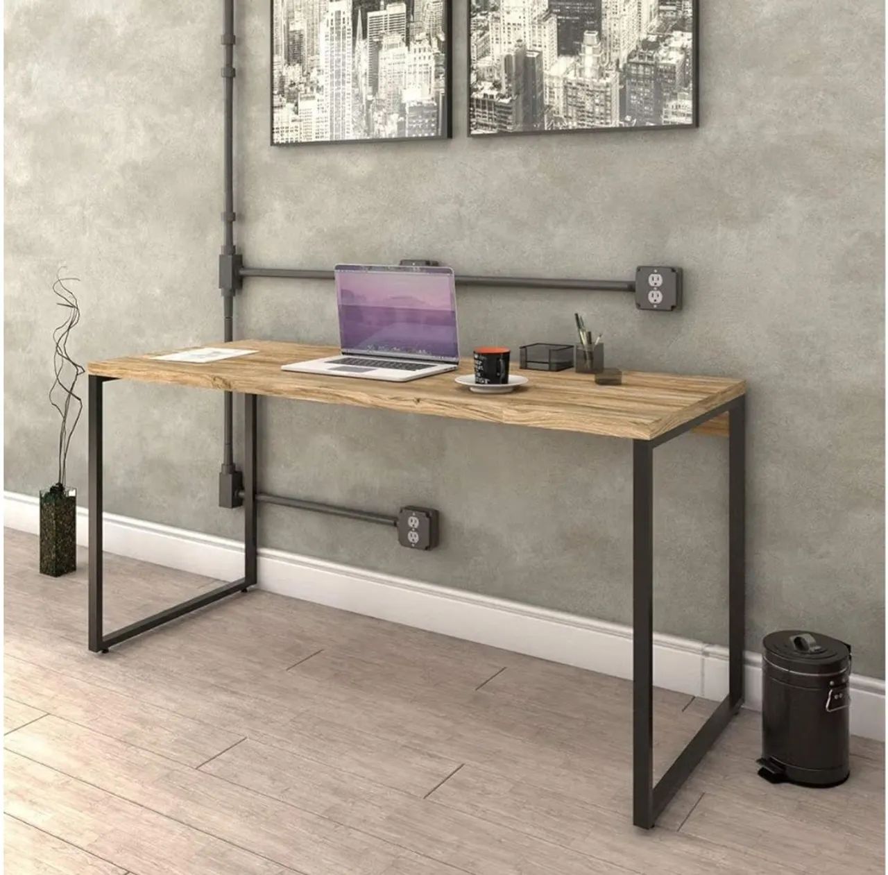 Mesa industrial 150x60 nova desmontada