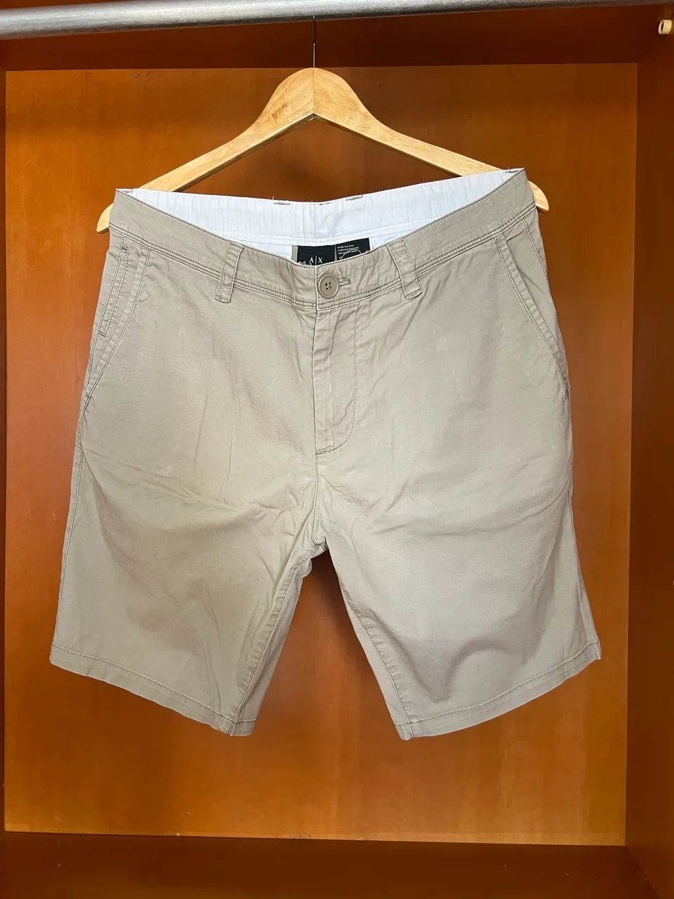 Bermuda Armani Cinza 