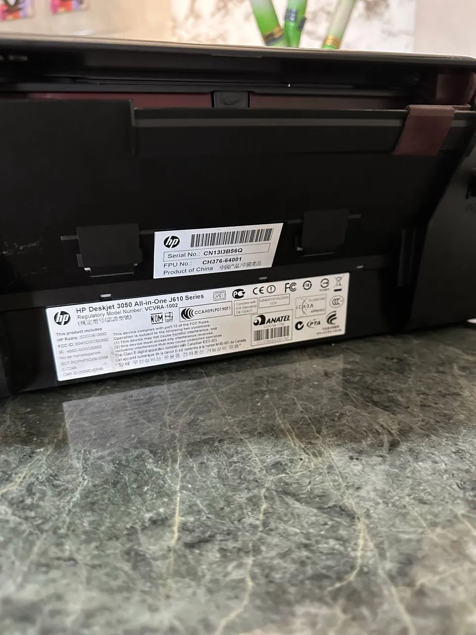 Impressora HP está funcionando 