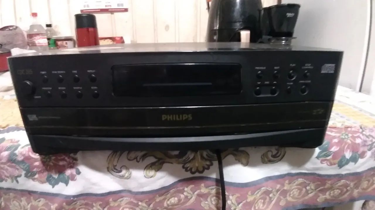 Cd player Philips carrossel cdc265
