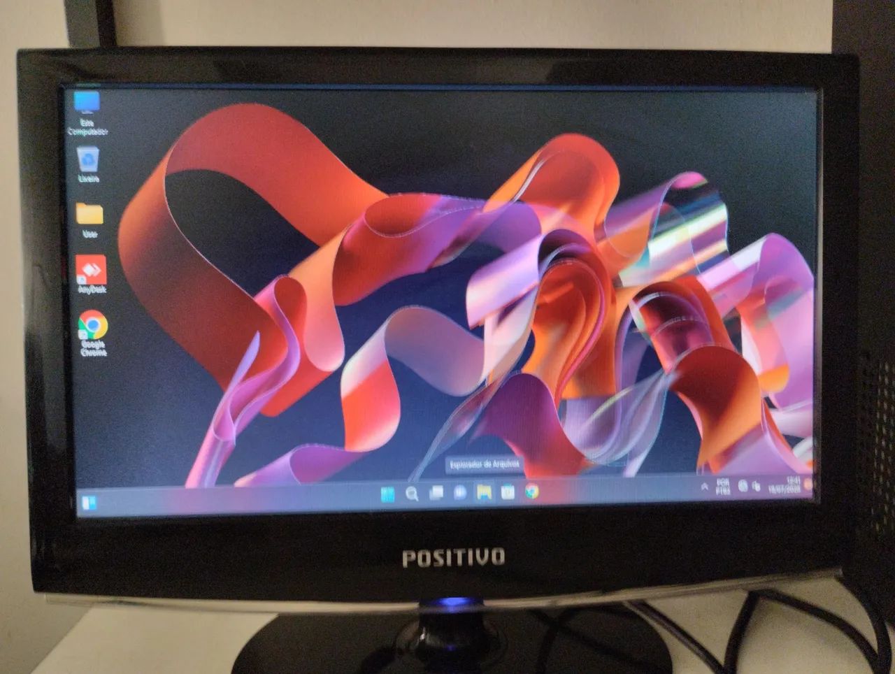 Monitor 16 Polegadas Funcionando Perfeitamente Possui Marcas de Uso  - Foto 5