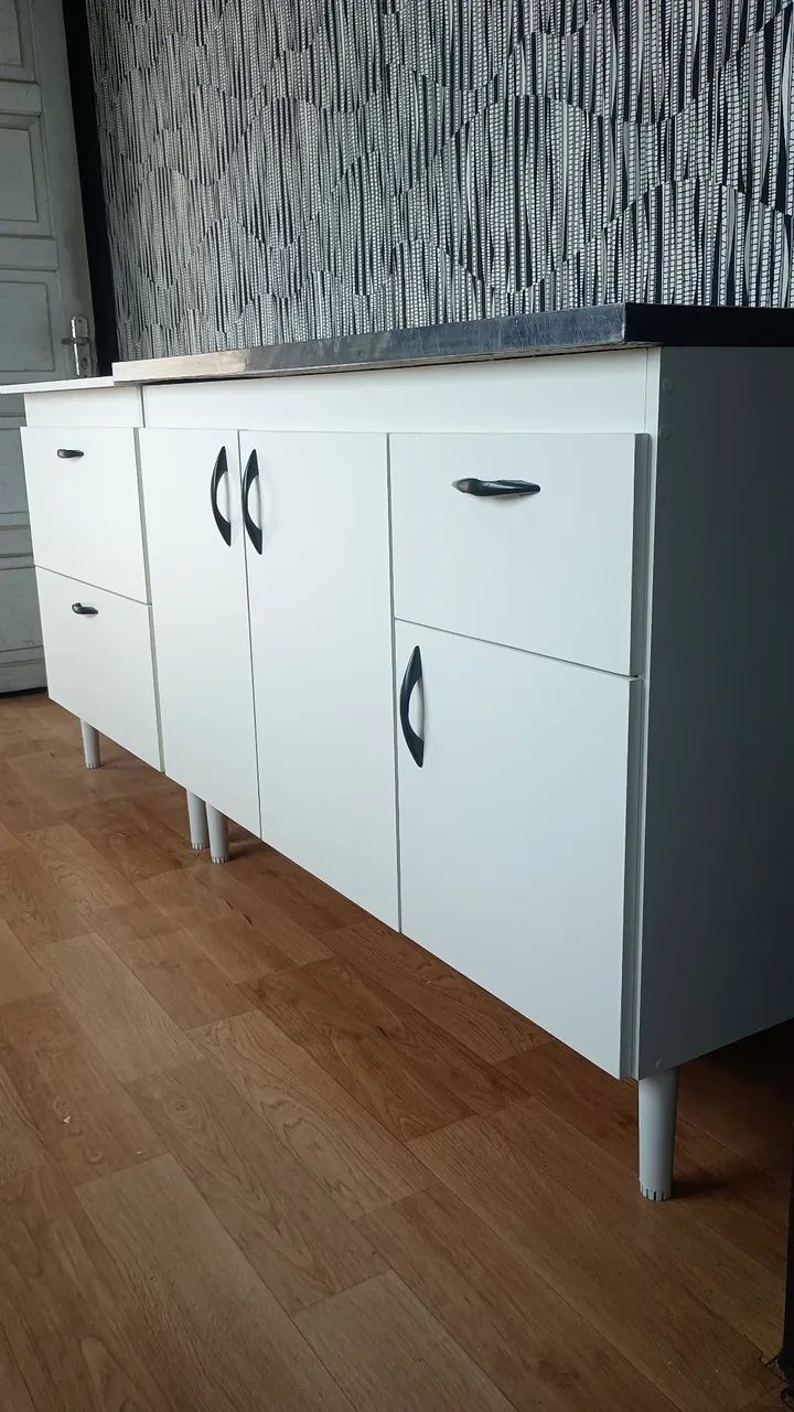 Cozinha em MDF com cuba inox - Foto 2