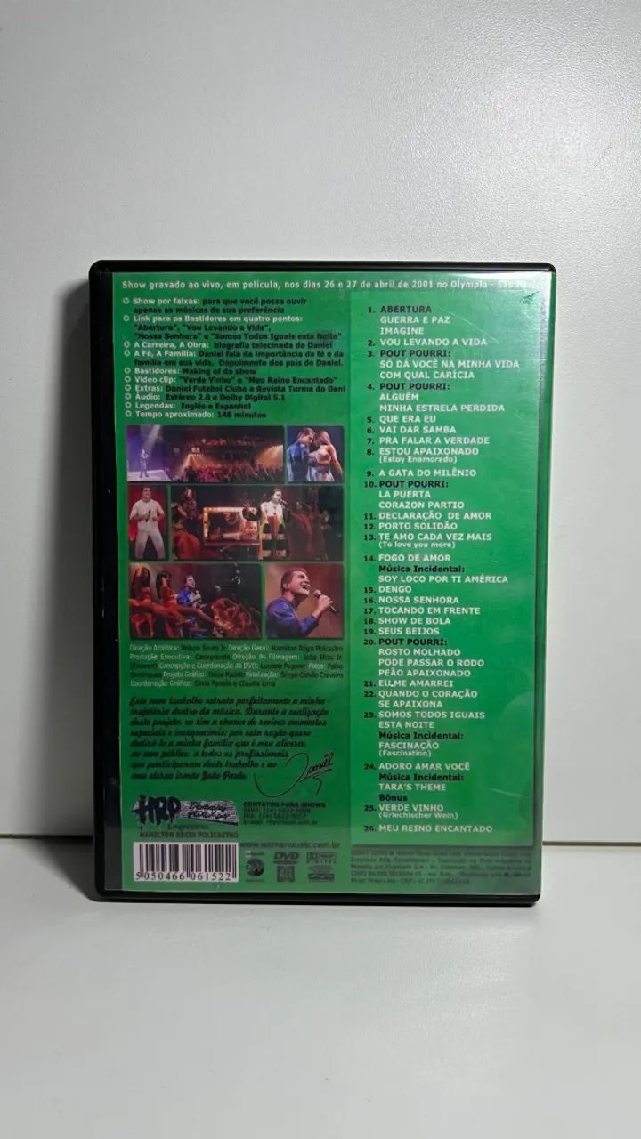 DVD - Daniel Ao Vivo: Edição De Ouro Remasterizado - Foto 3