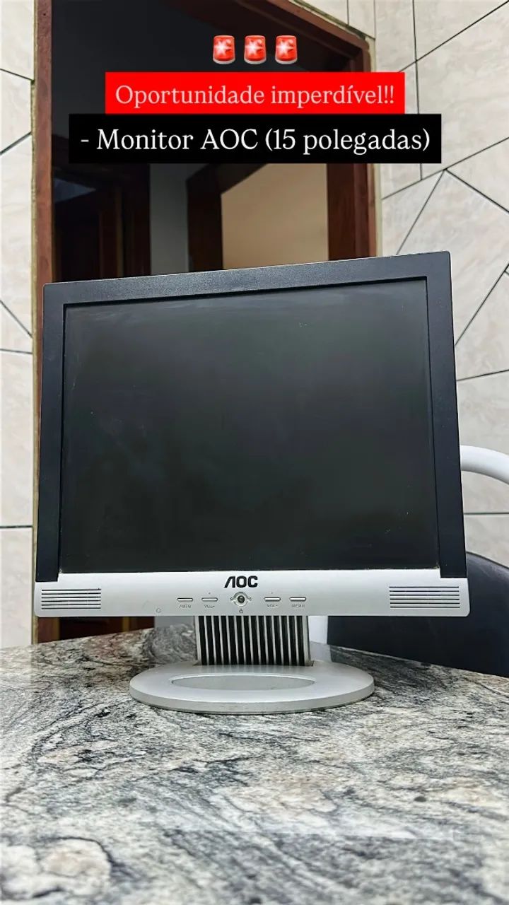 Monitor AOC 15 Polegadas