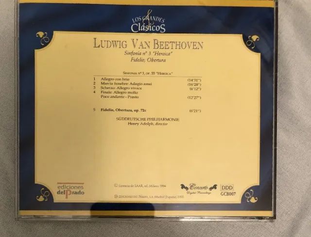 Cd Beethoven - Sinfonia N° 3 Heroica - Fidelio - Abertura - Foto 4
