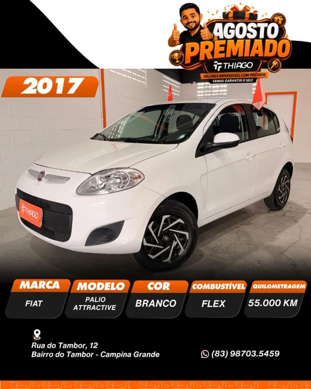 Fiat Palio Palio ATTRACTIVE 1.0 EVO Fire Flex 8v 5p 2017