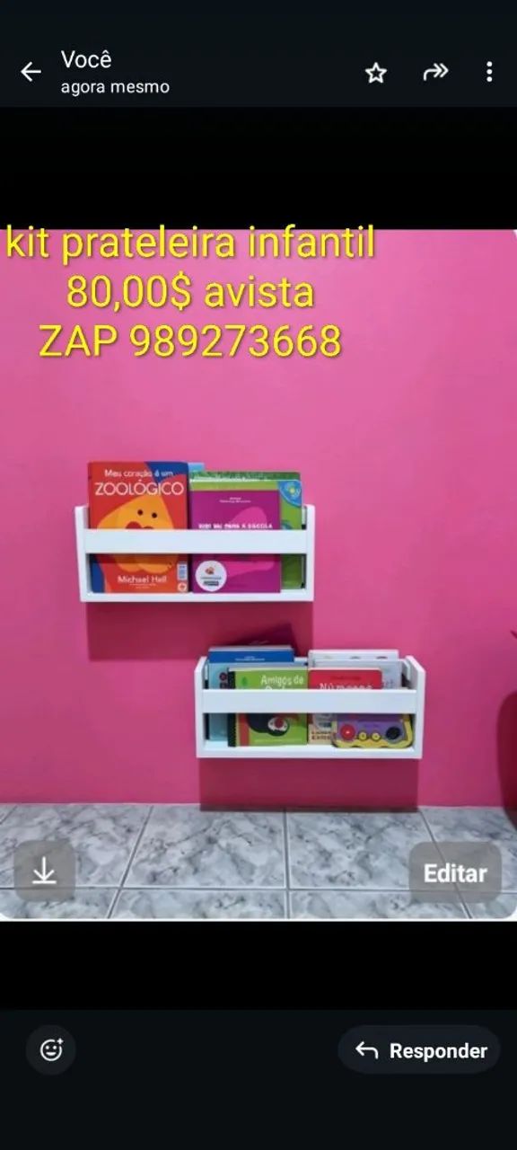 Kit Prateleira de Parede - Foto 3