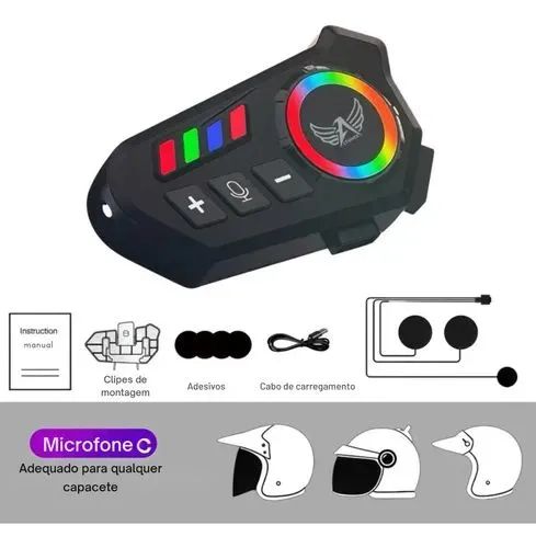 Auricular Bluetooth para casco de motocicleta Altomex B07 - Foto 3