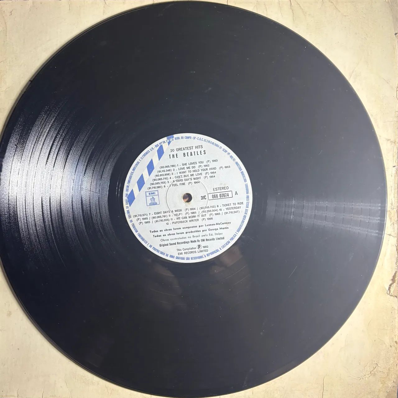 LP The Beatles 20 Greatest Hits Original EMI Odeon 1982 - Foto 4