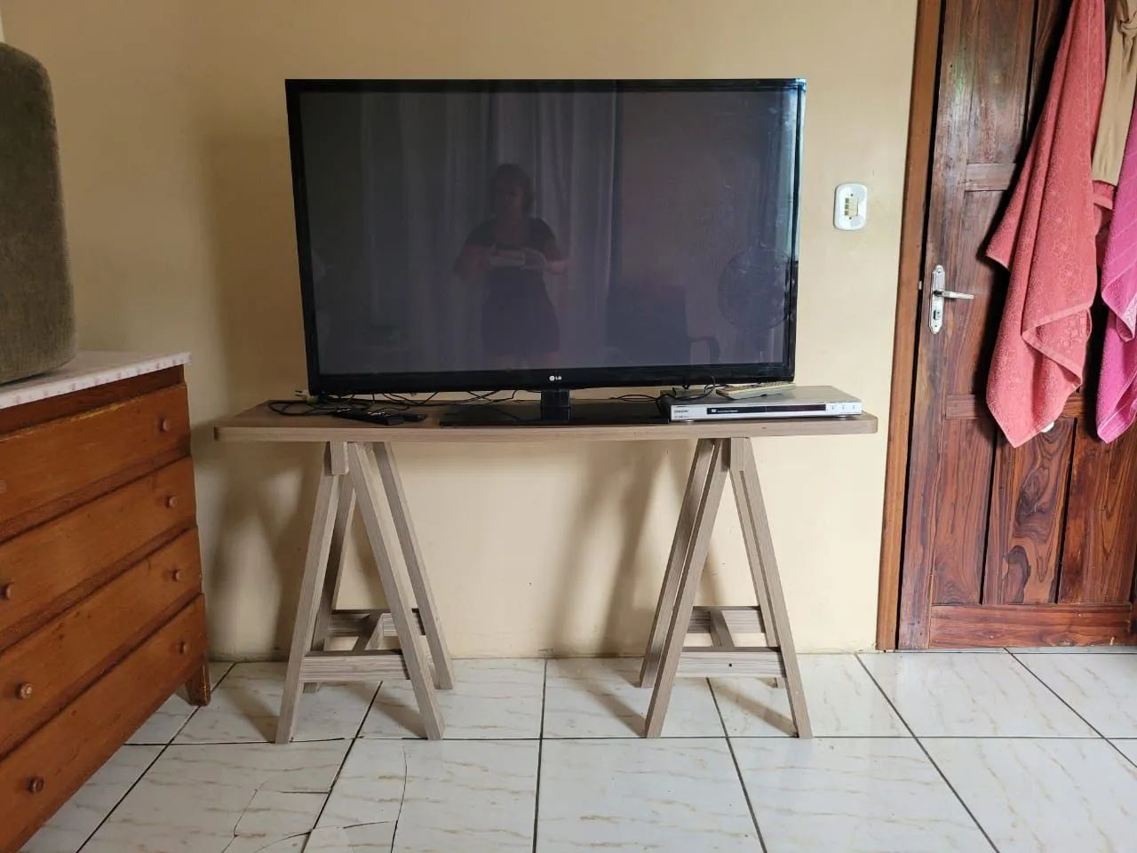 Tv 55" + rack