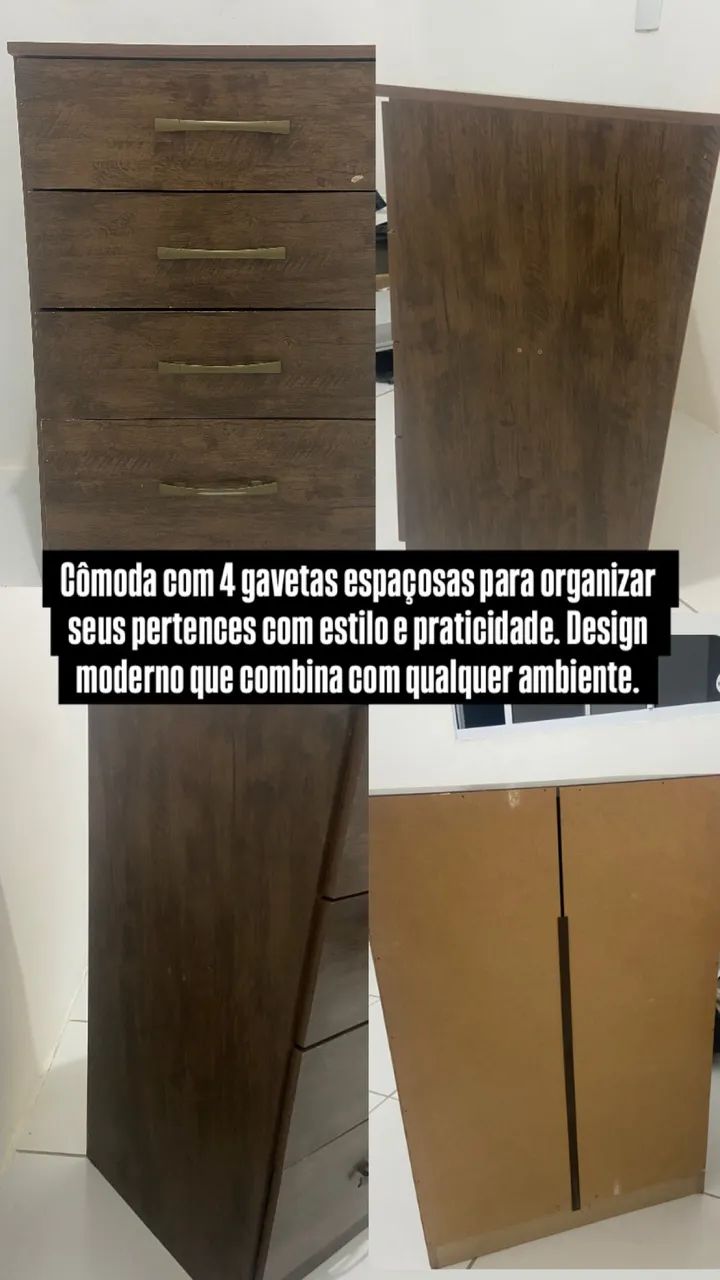 Cômoda 4 Gavetas  - Foto 4