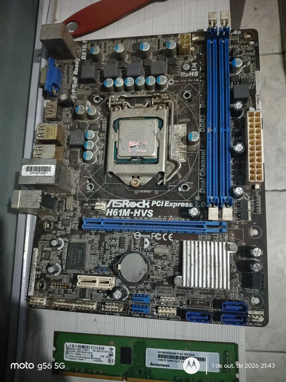 Placa mãe As rock H61