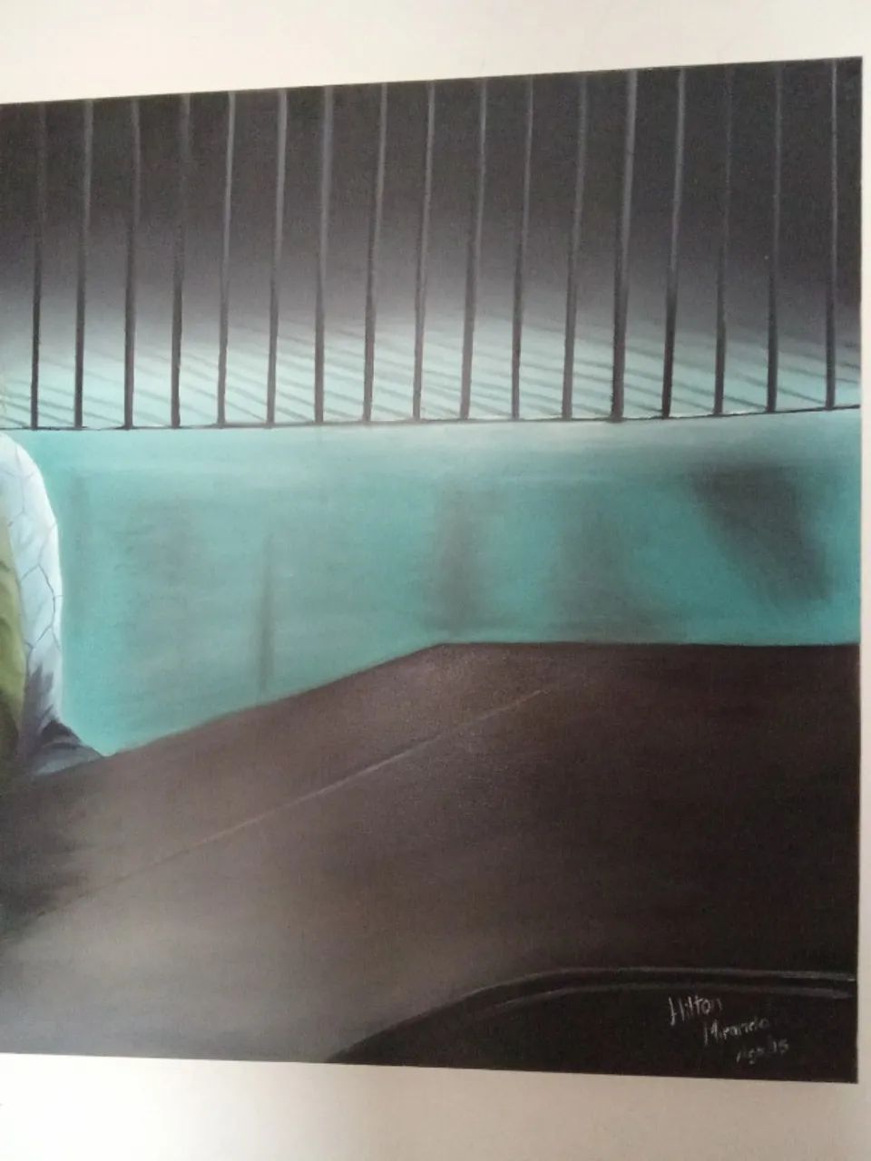 Quadro Coringa Heath Ledger Dark Night - Óleo sobre tela - Foto 5