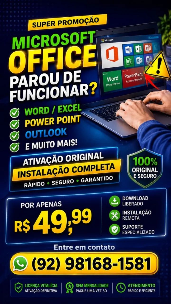 Serviço de instalação de Office 