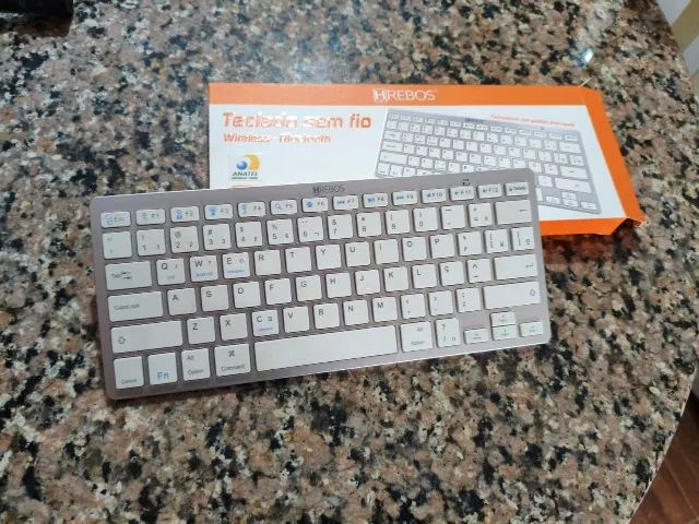 Teclado e Mouse Bluetooth Hrebos