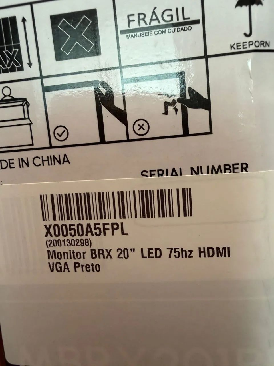 monitor BRX de 20 polegadas, modelo MBRX201BK. - Monitores - Cidade ...