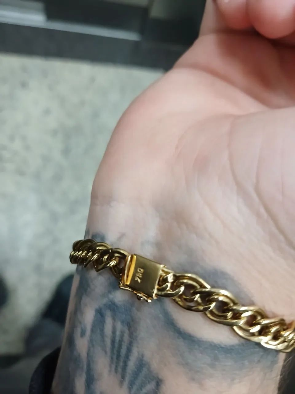 Pulseira ouro 18k 7grama - Foto 2