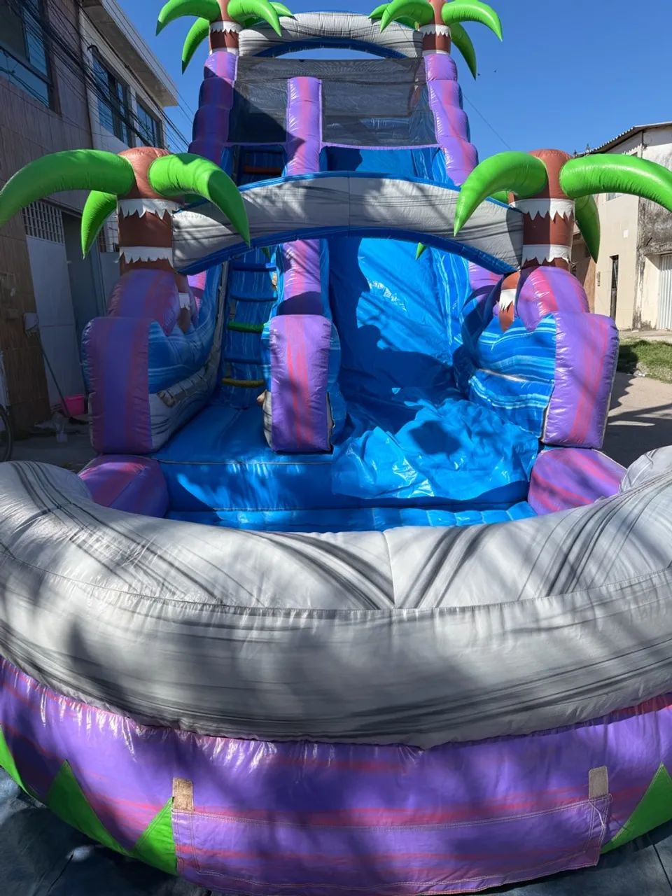 Escorrego com piscina, toboágua, splash com piscina - Foto 2