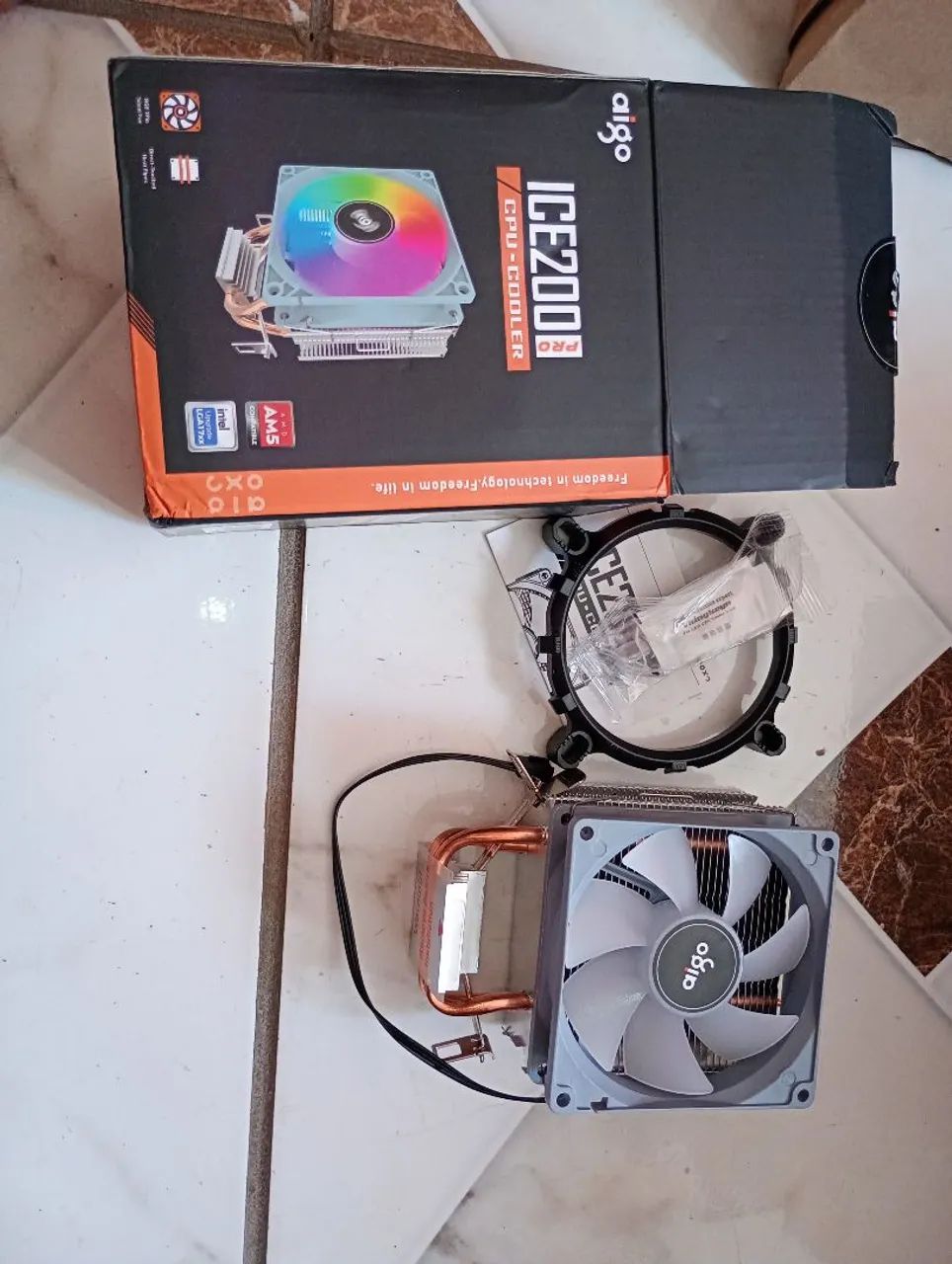 Cpu cooler ice200pro rgb