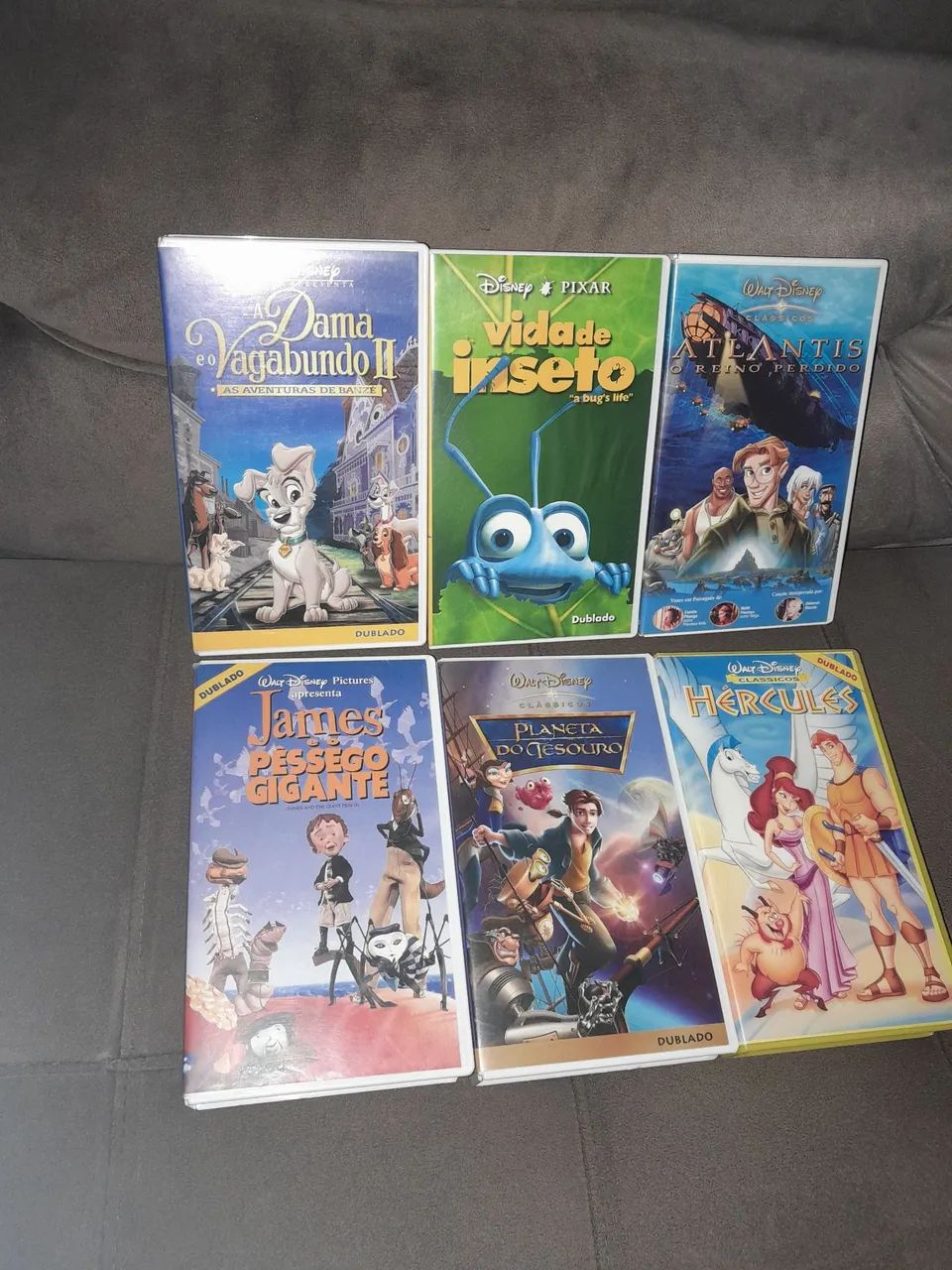 Fitas vhs Disney 