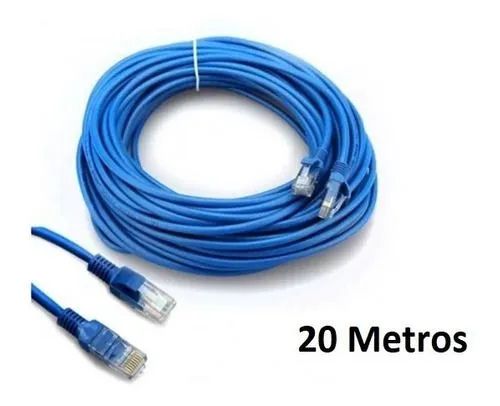 Cabo de rede de internet RJ45e de 20 metros - Foto 5
