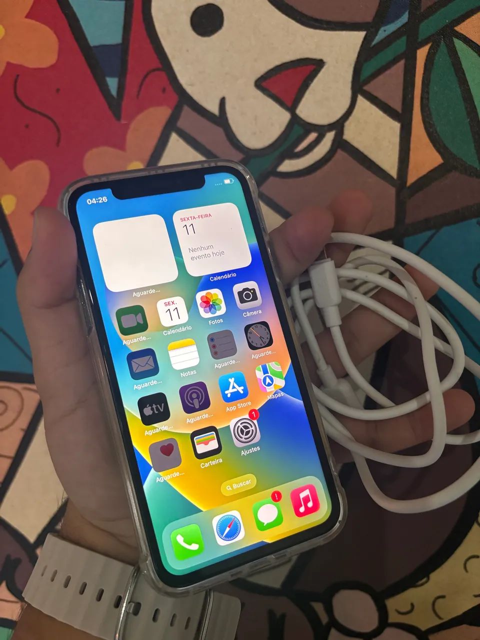 iPhone X Black 64 GB - Foto 2