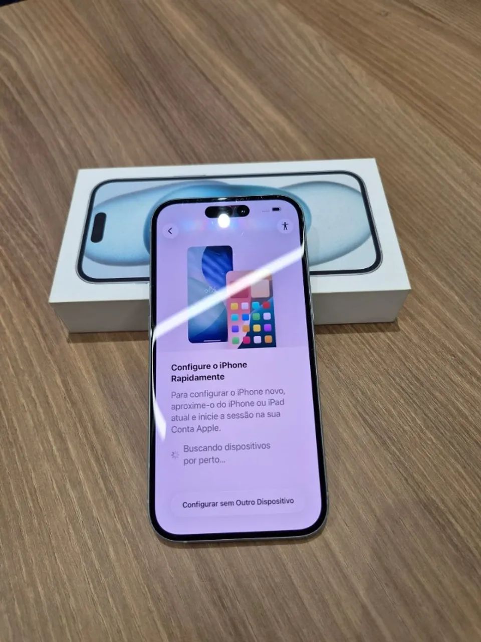 iPhone 15 256 GB Azul com Caixa - Blumenau